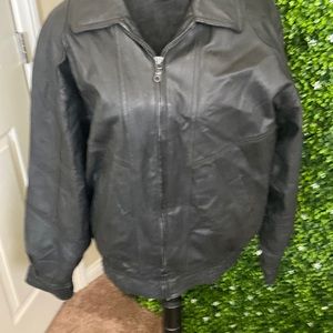 Town craft leather jacket vintage .
